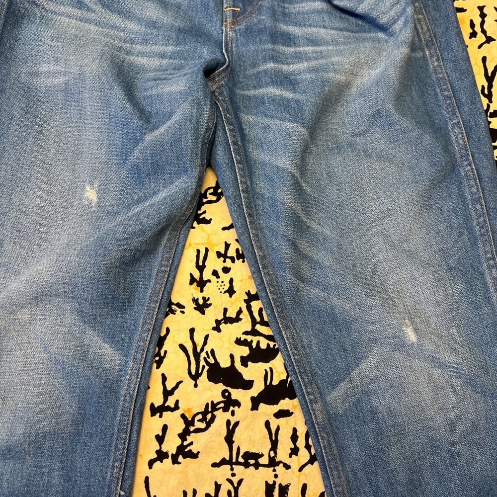Noend Slim Straight Button-fly Crop Jeans - Size 30 -100% cotton - USA Made - Picture 6 of 12